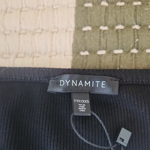 Dynamite Jade Elbow Sleeve Shirt NWT - Picture 6 of 8